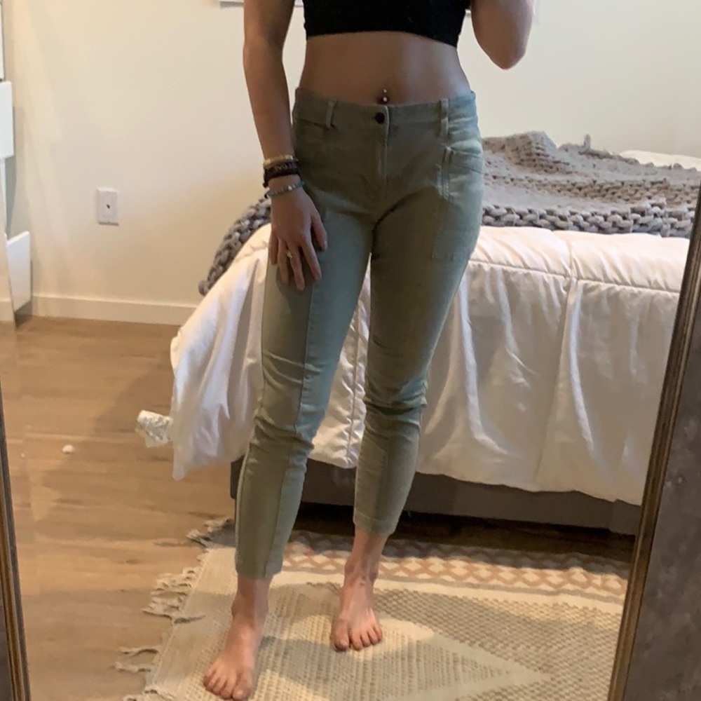 🚫SOLD🚫 J Brand Distress Olive Jeans